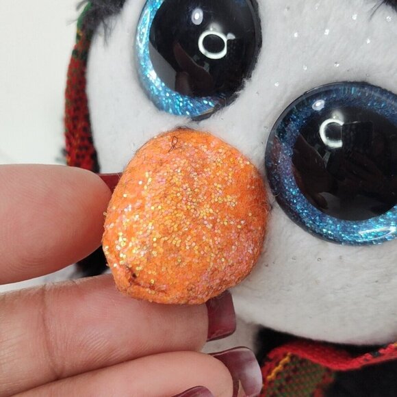 TySilk Beanie Boos Cheer The Penguin Stuffed Animal Plush Toy 2021 Winter NO TAG - Picture 6 of 10